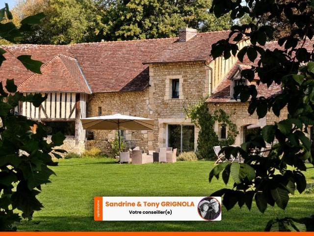 Propriété de caractère avec 2,5 hectares de parc, forêt et p. 193m² Lisieux