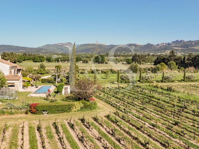 Propriété de charme avec vignes et dépendances au pied des D. 360m² Vaison La Romaine