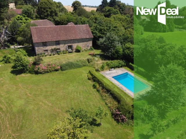 Propriété de charme 300 m² avec piscine et 1,5 ha – calme absolu