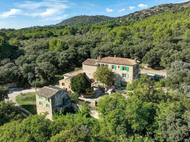 Propriété en pierre exceptionnelle avec ferme de truffes sur. 268m² Lourmarin