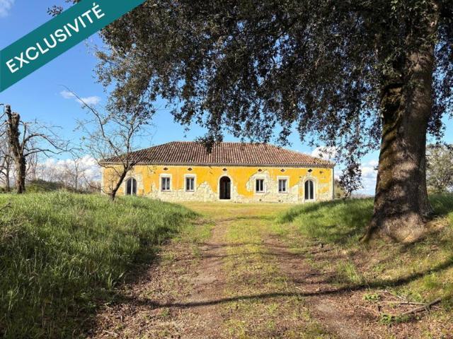 Propriété en pierre – 360 m² – 1,5 hectare – Oliviers – Projet d'exception à finaliser