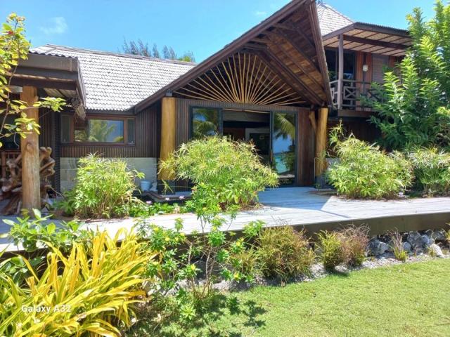 Domaine vue lagon et mer à vendre Bora Bora Polynésie