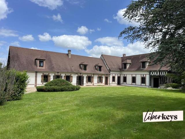 Propriété familiale avec piscine chauffée et maison d’amis – 500 m² aux portes de la Normandie, à 1h20 de Paris