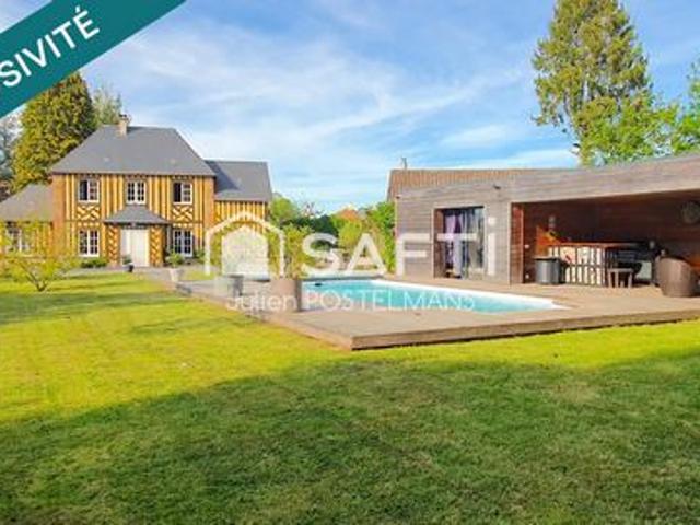 PROPRIÈTÉ NORMANDE + PISCINE + POOL HOUSE