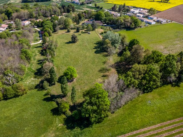PROPRIÉTÉ SAINTONGEAISE, 3 LOGEMENTS, 7 CHAMBRES, PISCINE, NOMBREUSES DÉPENDANCES, TERRAIN 2 HECTARES