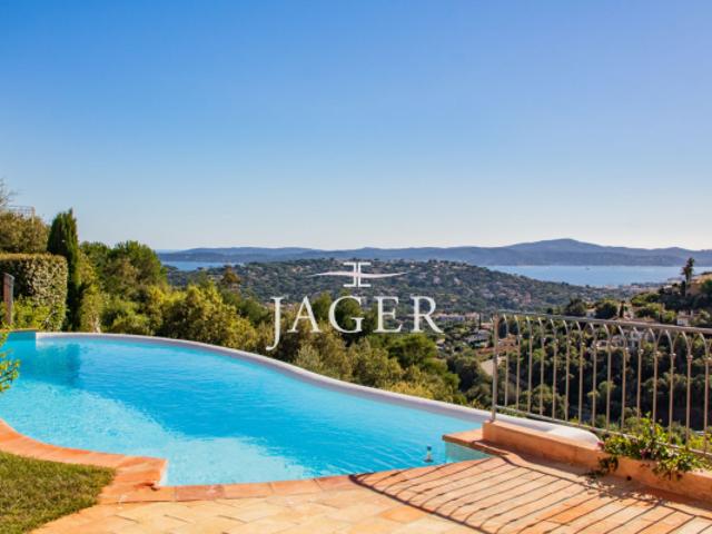 Propriété provençale avec vue mer