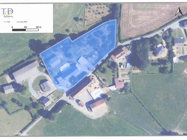 Propriété rurale 6,9 ha avec maison de 170 m2, petit studio et piscine Boussac Bourg
