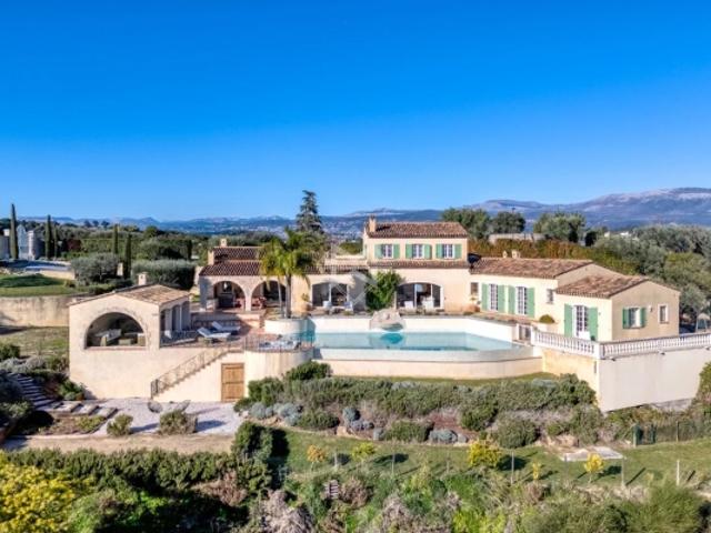 Propriété vue panoramique hélipad