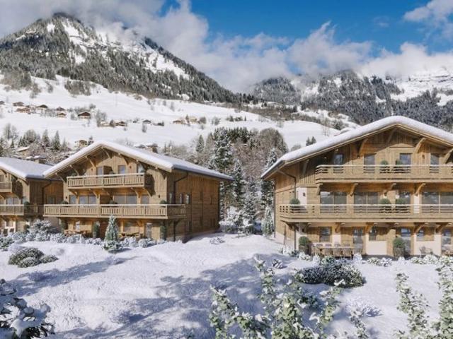 Praz sur Arly, appartement T6 en triplex, 5chs, garage, jardin 200m²