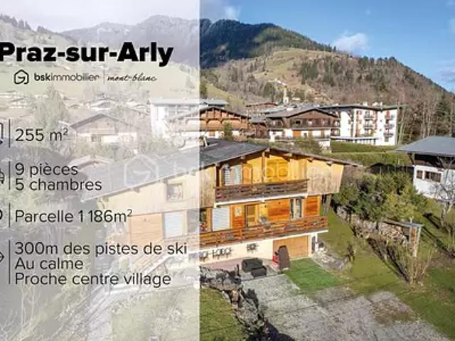 Praz sur Arly 74120 Achat / Vente maison 9 pièces t9