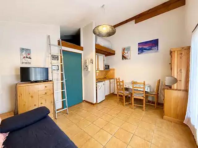 Praz sur Arly 74120 Achat / Vente appartement 1 pièce t1 au dernier étage parking