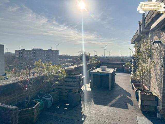 Prachtig dakappartement met een zeer groot Zuid en W terras