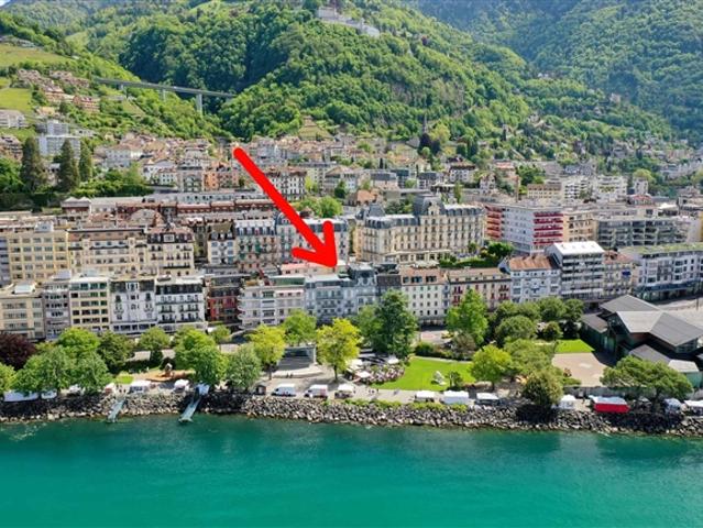Prächtige 4,5 Zimmer Wohnung im Zentrum von Montreux