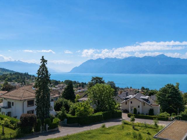 Prächtige 5,5 Zimmer Wohnung mit Panoramablick auf den See und das Lavaux
