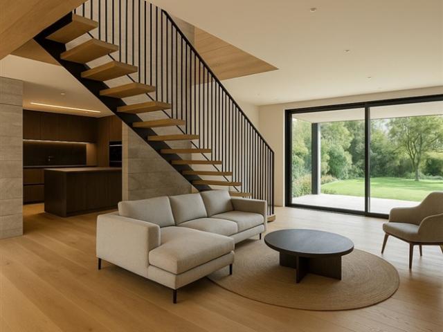 Prächtige Architektenvilla 8 Zimmer Garten mit Bäumen