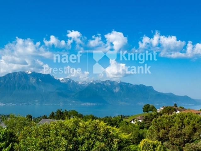 Prächtige freistehende Villa mit 6,5 Zimmern und außergewöhnlicher Aussicht auf den See und die Berge zum Verkauf in Blonay