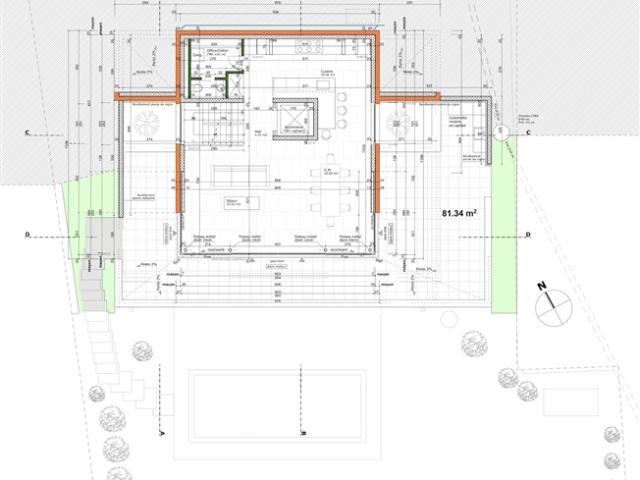 Prächtige, nicht geplante Villa
