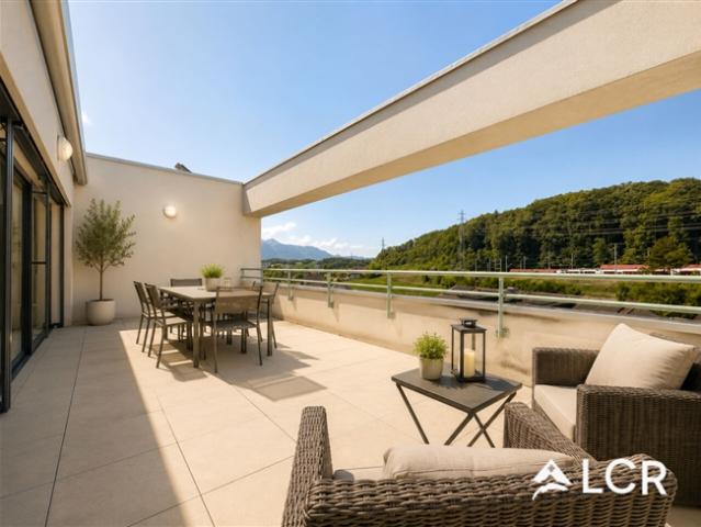 Prächtiges Penthouse mit 3,5 Zimmern und 30 m² Terrasse – Puidoux
