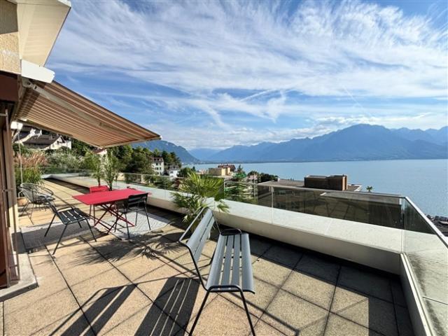Prächtiges Penthouse mit 5,5 Zimmern | Montreux