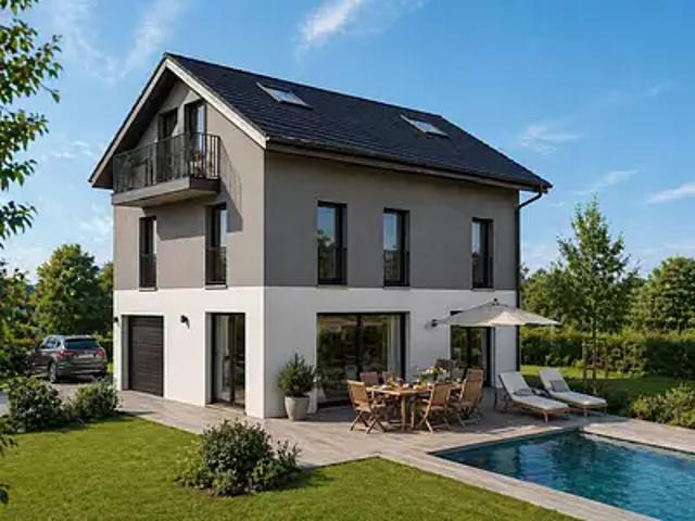 Prévessin Moëns 01280 Achat / Vente maison 6 pièces t6 terrasse parking