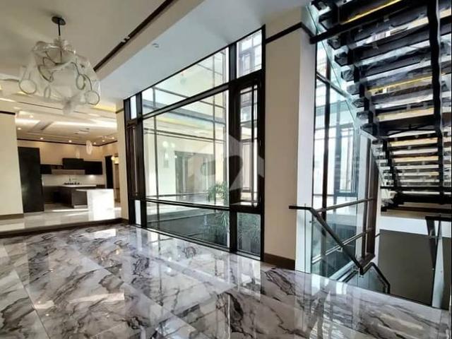 Precinct 18 1000 Sq. Yds Corner Brand New Designer Villa for Sale | Luxury Swimming Pool & Basement | Prime Location