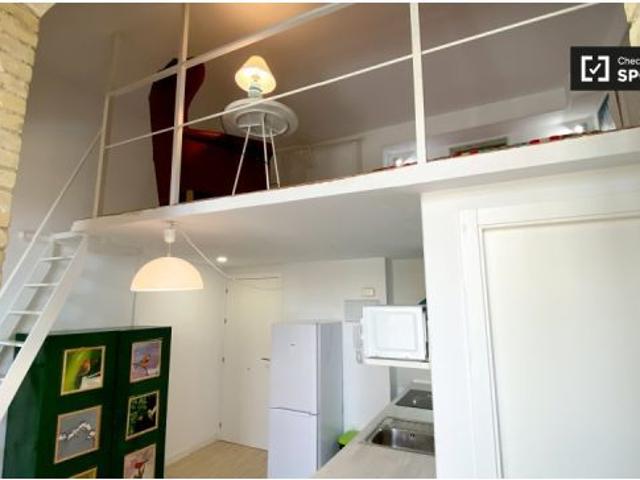 Precioso apartamento de 1 dormitorio en alquiler cerca de la playa en Poblats Marítims