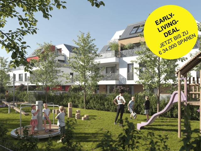 Preis reduziert Moderne 2 Zimmer Dachgeschosswohnung mit großzügiger Terrasse