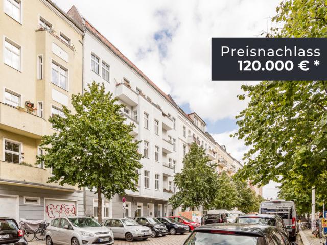 Preisnachlass: Bezugsfreie, sanierte 3 Zimmerwohnung mit Wanne & Dusche im Stralauer Kiez