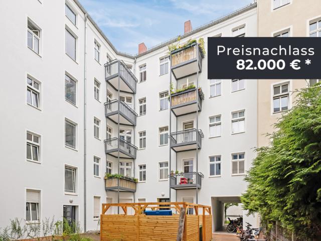 Preisnachlass sichern auf vermietete 5 Zimmerwohnung mit Wannenbad und Balkon im Stralauer Kiez