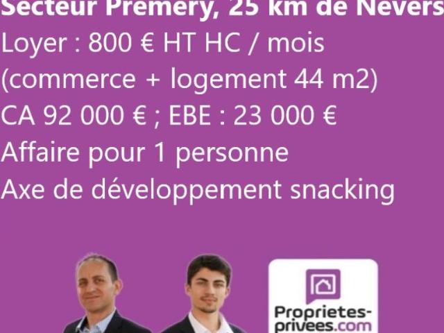 PREMERY FONDS DE COMMERCE BAR PMU FDJ