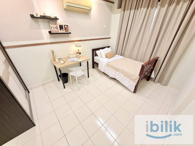 Premium mix gender unit in bintang mas cheras large single room ️ 5mins walk to lrt cheras