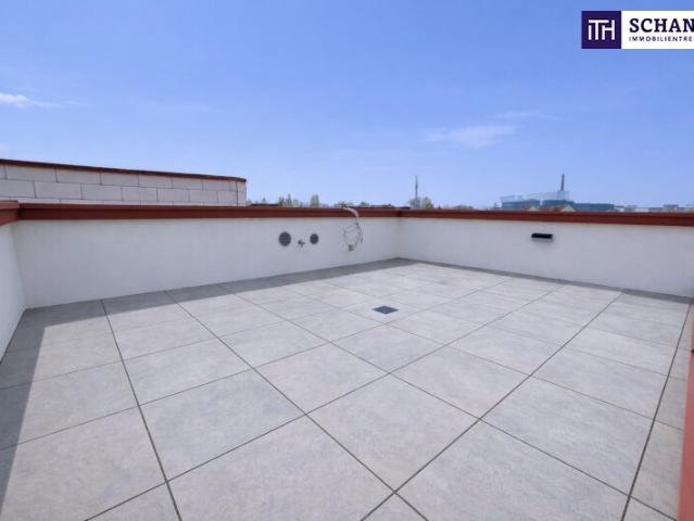 Premium Wohnen über den Dächern: Stilvolle Neubauwohnung mit Masterbedroom, Ankleide, Bad mit Fenster und großer Dachterrasse!