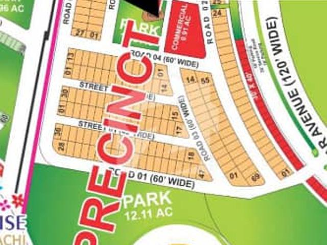 Premium 272 SQYD Plot For Sale Bahria Town Karachi Precinct 49
