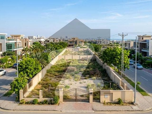 Premium 500 Square Yards Plot For Sale In DHA Phase VIII B 16th Street Prime Location