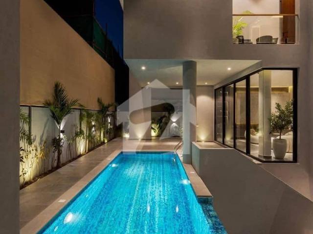 Premium 500 sq yd bungalow with pool & basement for sale in dha phase 8, karachi