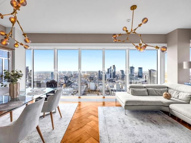 Prestiżowy apartament na wysokim piętrze | Złota Warszawa, Śródmieście