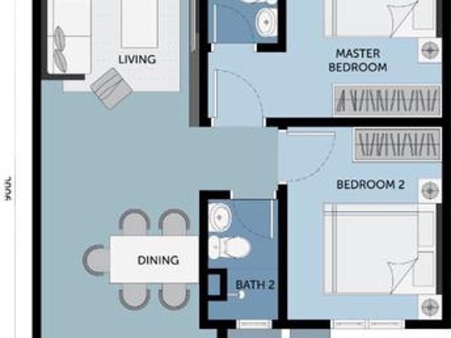 Prestige Residence Seri Kembangan Fully Furnished Corner Top Floor