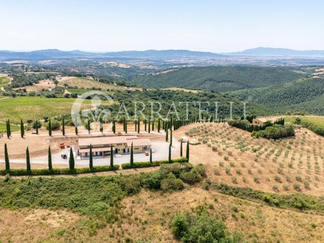 Prestigiosa Azienda Vitivinicola con vista mare a Magliano i. 549m² Magliano in Toscana