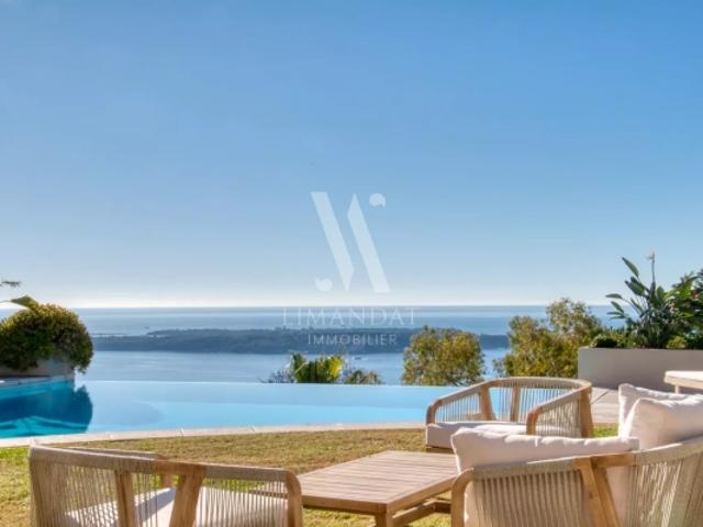 PRESTIGIEUSE VILLA VUE MER PANORAMIQUE – CANNES CALIFORNIE