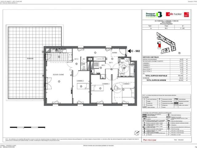 Prestigieux appartement en vente Bois Colombes, France