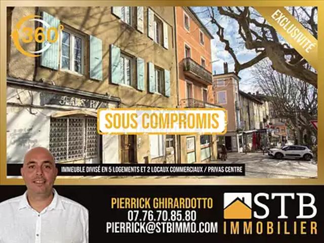 Privas 07000 Achat / Vente immeuble