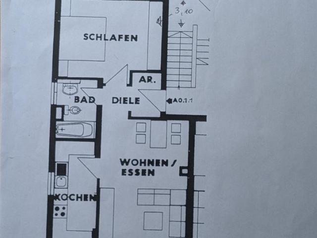Privat Verkauf 60 qm 2 Zimmer Wohnung in Groß Karben ab Dez 2025