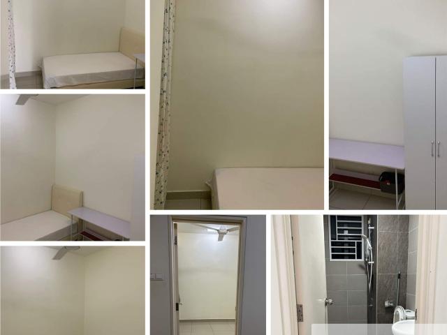 Private Medium Small ROOM with CarPARK Fully Furnish&AIRCOND at ASCENDA CONDO Setapak