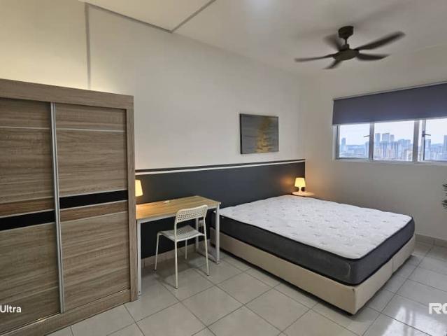 PRIVATE BATHROOM Residensi Riamas, OKR ✅NEAR RAPID KL BUS ⭐️ New Master Room Fully Furnished
