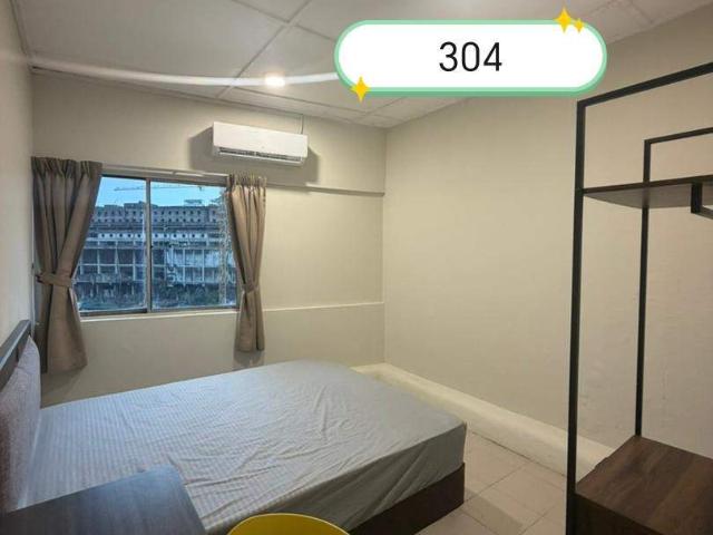 Private Room Queen bed In Pudu Lama No Deposit 8 Min to PNB118