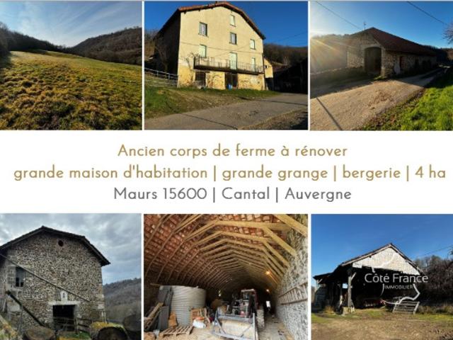 PRIX RÉDUIT ! Corps de ferme, avec maison d'habitation, gran