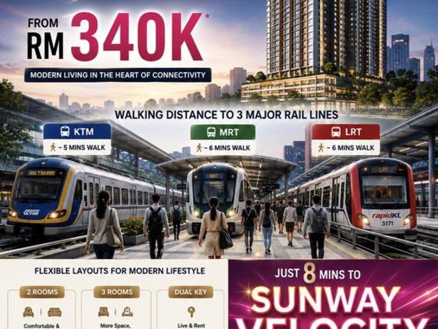 Price Drop Urgently 3xxK 23 Room Dual key Mid Valley Sunway