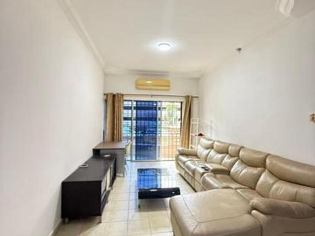 Prima Regency Plentong Lotus Johor Jaya Ground Floor unit 3bed Fully
