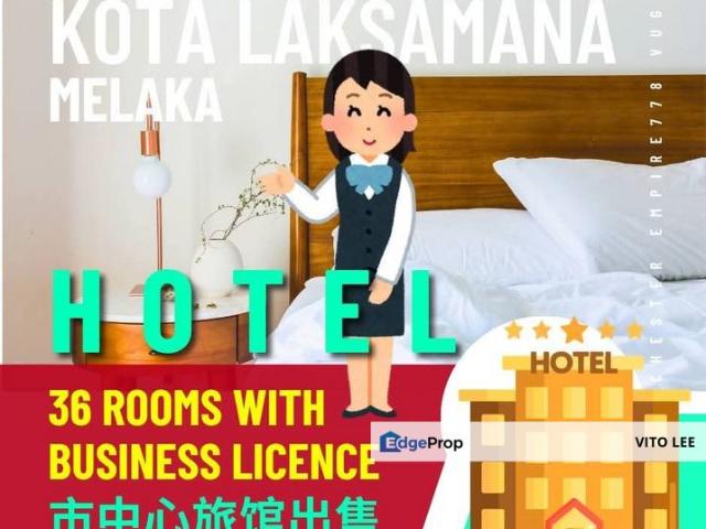 Prime town area Hotel for Sale. Endlot + Intermediate