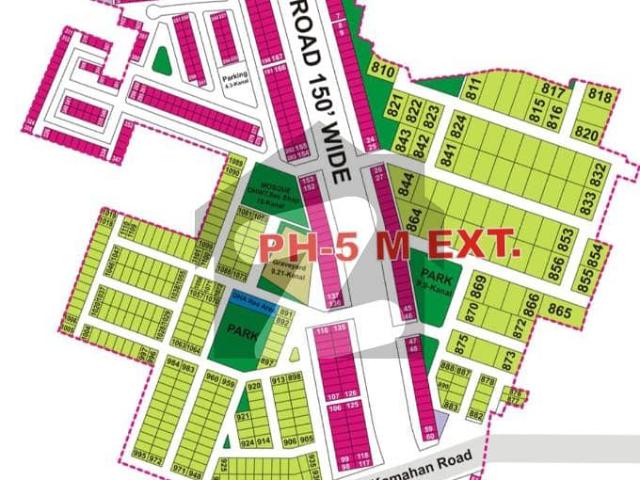 Prime Commercial Opportunity 8 Marla Plot For Sale In DHA Phase 5 M Extension